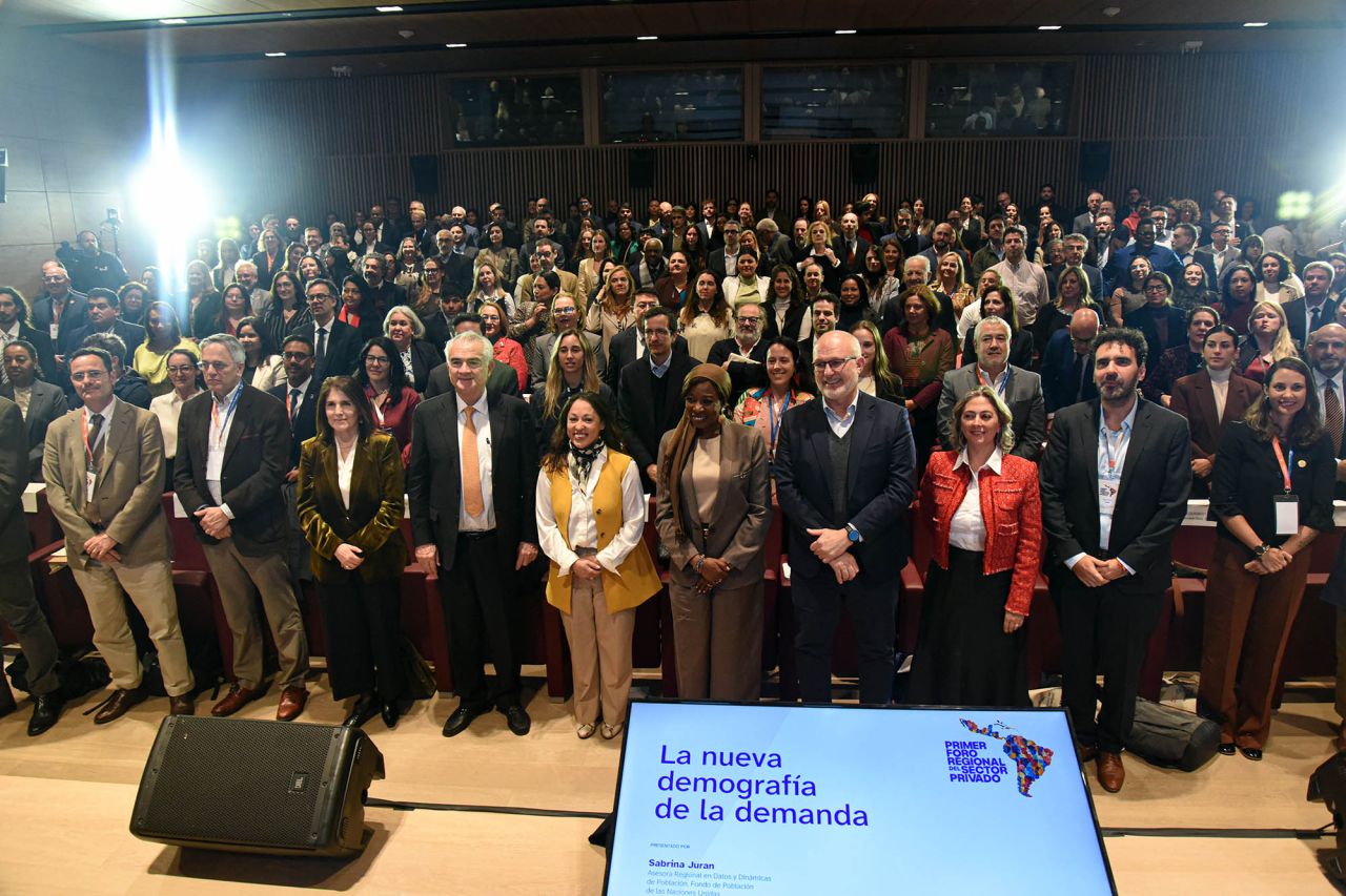 Silvora en el Primer Foro Regional del Sector Privado, UNFPA Montevideo 2026
